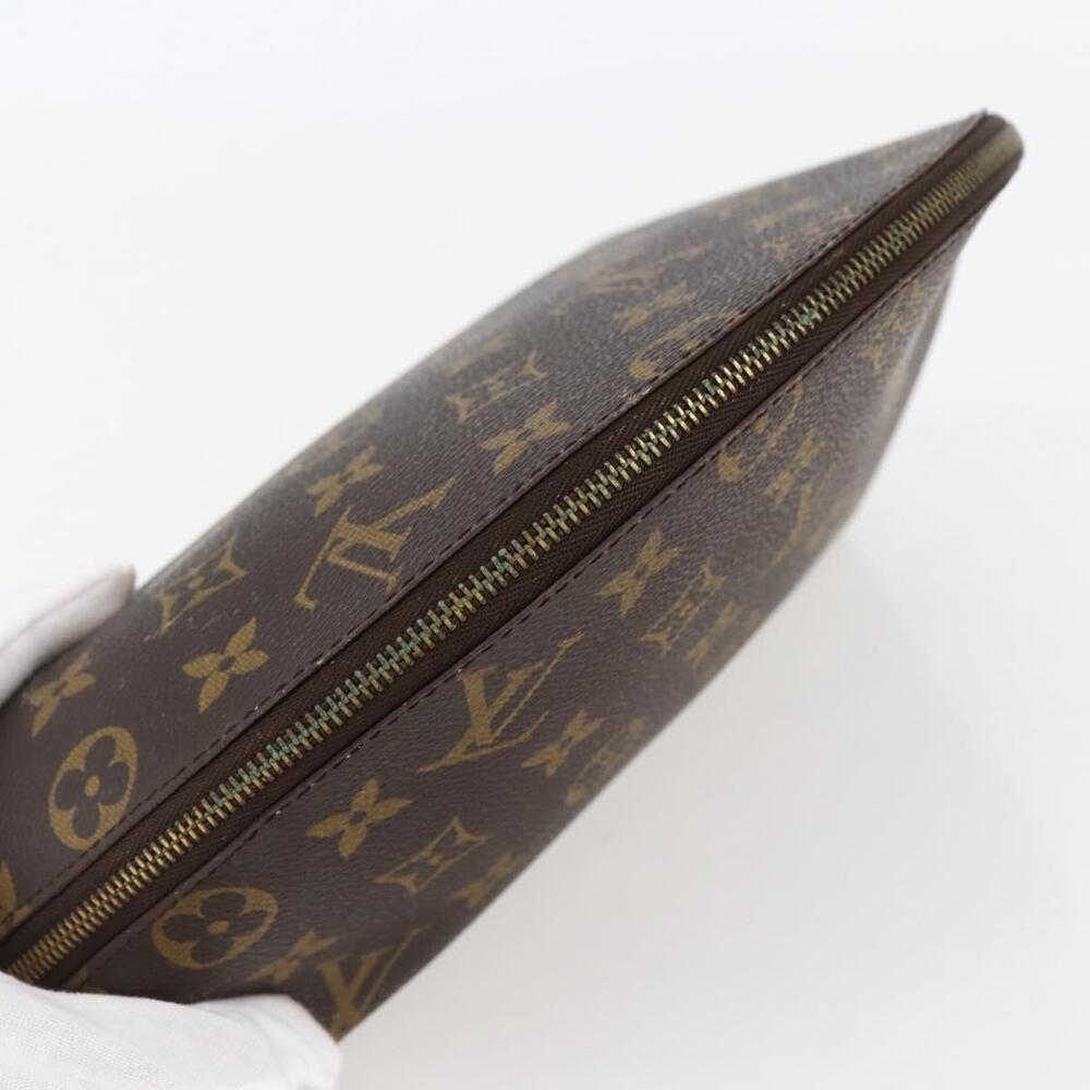 LOUIS VUITTON Monogram Trousse Demi Ronde Cosmetic Pouch M47520 LV Auth 144955 - Picture 5 of 16